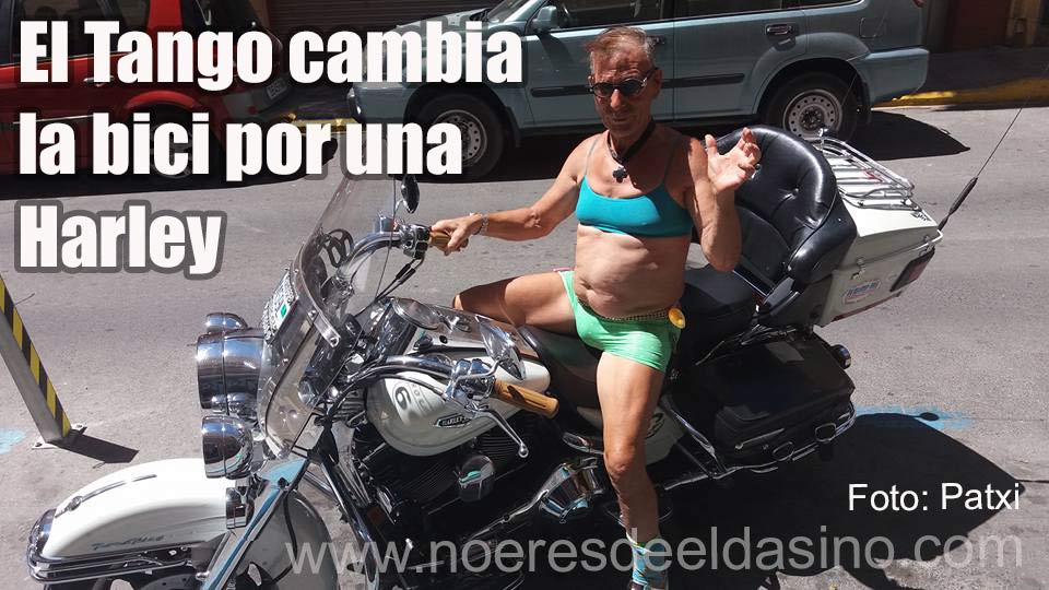 El Tango de Elda cambia la bici por una Harley
