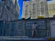 Ya van tomando forma los murales de la Plaza de la Constitución del Ayuntamiento de Elda