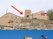 Se derrumba uno de los arcos del castillo de Elda