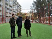 El Ayuntamiento renueva cuatro pistas urbanas de multideporte