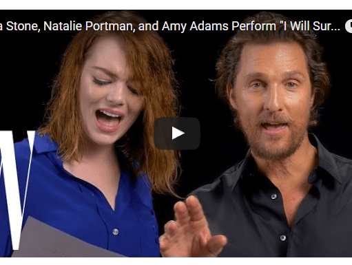 Los actores de Hollywood le cantan a Donald Trump el I will survive (Sobreviviré ) de Gloria Gaynor