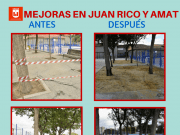 El patio del C.P. Juan Rico y Amat se repara para evitar accidentes