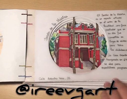 Guía turística de Elda (analógica) creada por Irene Vidal Gandía