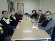 Reunión de colaboración en el Valle de Elda con la Concejalía de Seguridad Ciudadana y el Departamento de Seguridad y Medioambiente