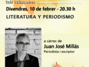 Juan José Millás cierra el Otoño Cultural de Petrer hablando de literatura y periodismo