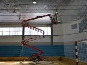 Deportes realiza obras de mantenimiento en las instalaciones deportivas en Elda