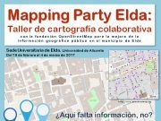 Mapping Party Elda: Mejoremos la información cartográfica de Elda entre todos