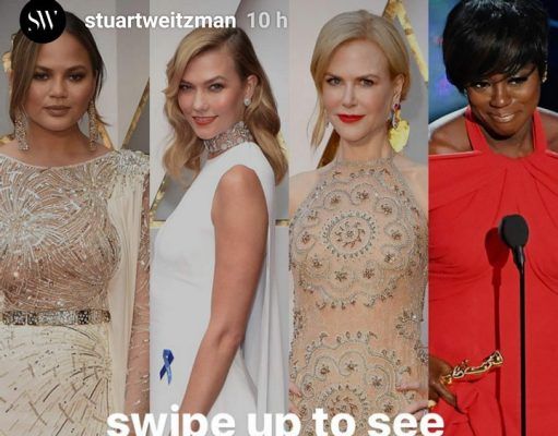 Las creaciones de Stuart Weitzman en la gala de los Oscars