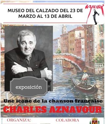La Asociación Francófona de Elda dedica una exposición a Charles Aznavour