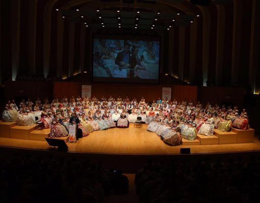 Entrega de diplomas Fallas Unesco, Valencia.