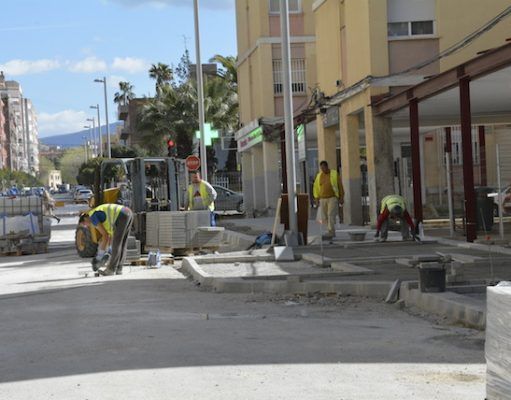 Las obras de la calle Méjico estarán finalizadas en mayo