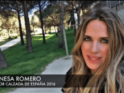 La actriz alicantina Vanesa Romero Mejor Calzada de España 2016 | Elda