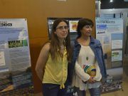 El vestíbulo del Museo del Calzado acoge la exposición “¿Qué aire respiramos?”