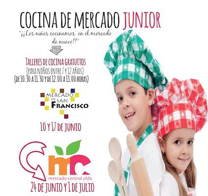 Los mercados eldenses organizan talleres gratuitos de cocina para los más pequeños