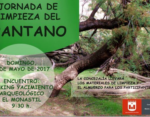 Jornada de limpieza del pantano de Elda convocada por Medio Ambiente
