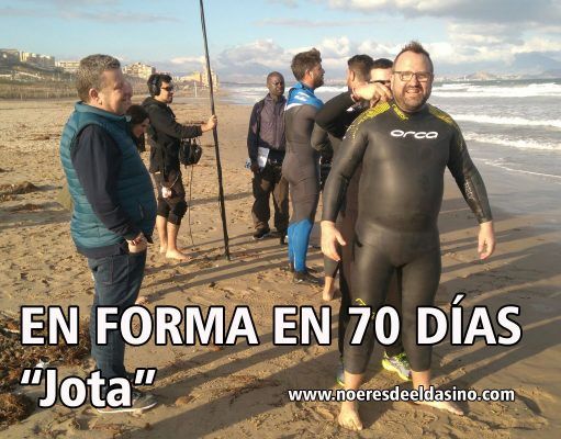 «En forma en 70 días» un nuevo programa de Chicote, con un policía local de Petrer como participante.