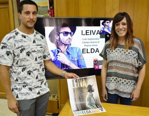 El cantante Leiva actuará en las Fiestas Mayores de Elda