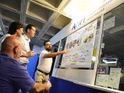 El parking Gran Avenida decora sus paredes con motivos festeros e imágenes inspiradas en las cuatro estaciones