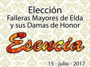 Elección Falleras Mayores de Elda y sus Damas de Honor – ESENCIA – 2107