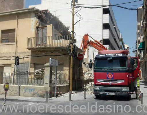 Aclaraciones sobre el derribo de las viviendas ubicadas en los números 37 y 39 de Calle Padre Manjón
