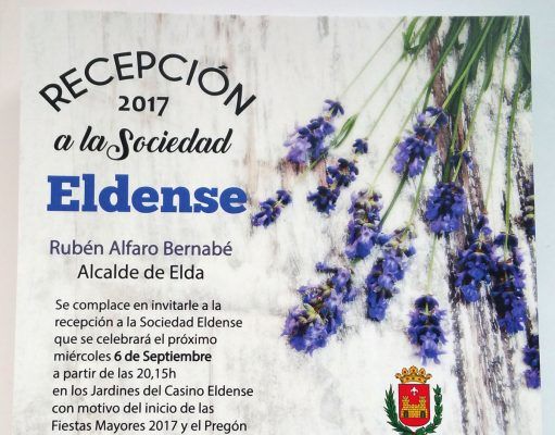 Recepción 2017 a la Sociedad Eldense – Casino Eldense