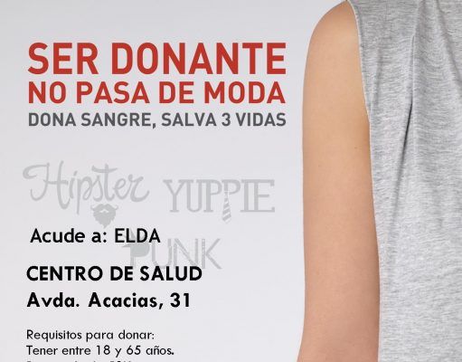 Donación de sangre en el Centro de Salud «Acacias» de Elda, martes 5 de septiembre
