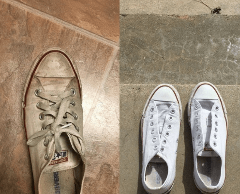 Un tweet de una chica de Dallas, con la fórmula «secreta» para limpiar sus zapatillas se hace viral