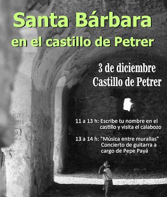 Petrer celebra Santa Bárbara en el castillo
