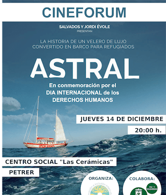 PROYECCIÓN DEL DOCUMENTAL ASTRAL EN EL CENTRO CULTURAL “LAS CERÁMICAS” DE PETRER.