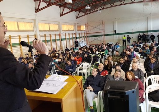 250 alumnos de Alicante, Murcia y Teruel participan en las jornadas de Emergencias y Protección Civil que celebra el Valle de Elda