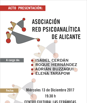 Presentación de la asociación Red de Psicoanálisis de Alicante en Petrer
