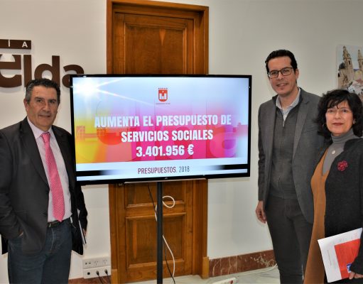 Presentado por el equipo de Gobierno de Elda, el Presupuesto 2018 con un incremento del 47% en inversiones