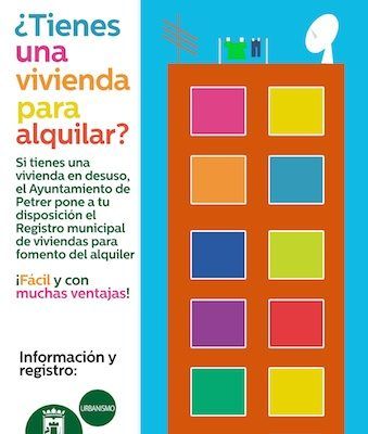 Petrer impulsa el alquiler de viviendas