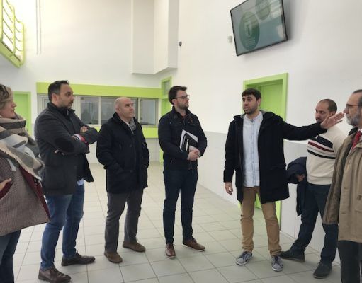 Apertura de los nuevos vestuarios reformados del Pabellón Municipal de Petrer