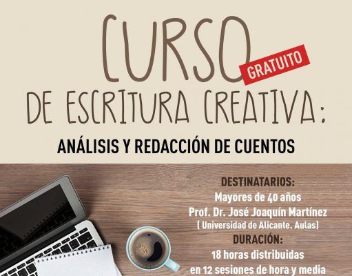 Aulas 3ª Edad de Elda ofrece un curso gratuito de escritura creativa