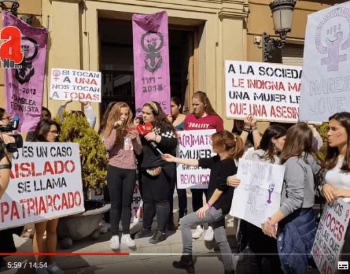 Lecturas de manifiestos #DiadelaMujer #Elda #Petrer manifiesto Elda Día Mujer