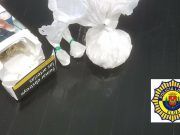 La Policía local detiene a dos jóvenes tras una persecución por el centro de la ciudad y les incauta 22,5 gr. de cocaína y marihuana