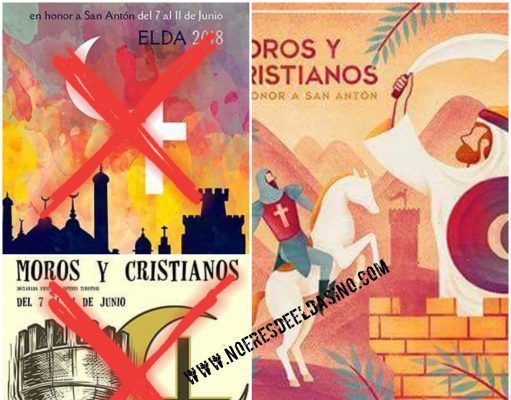 Elegido el cartel de Moros y Cristianos de Elda, por eliminación de los otros dos finalistas por plagio