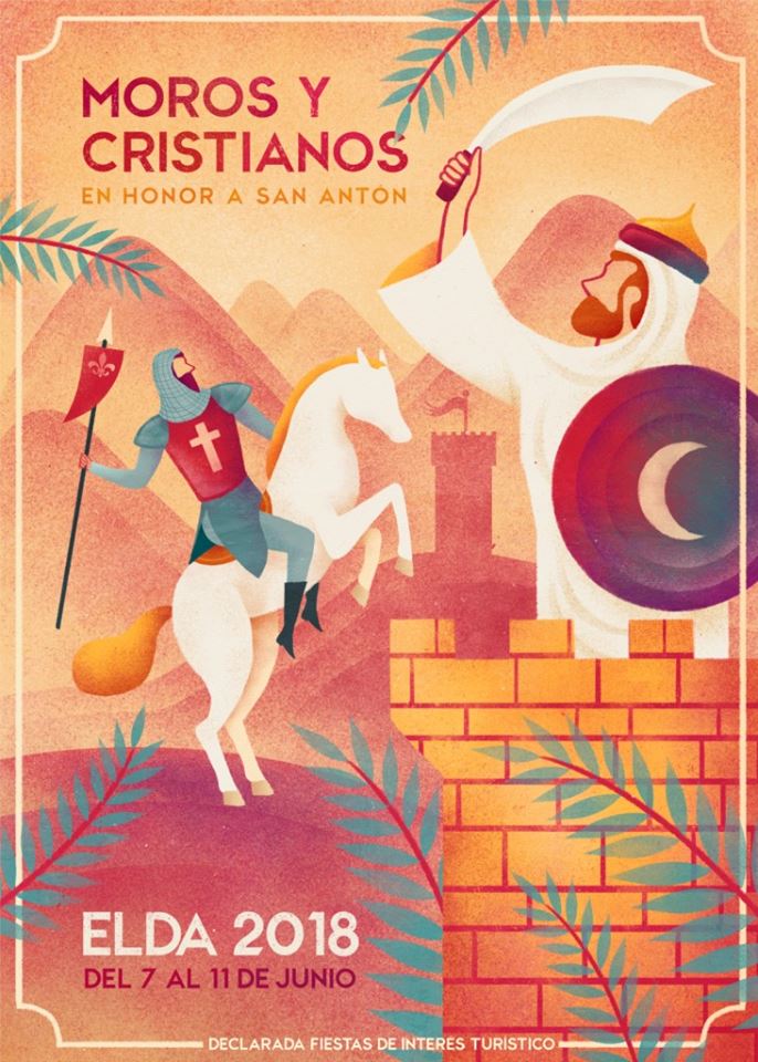 Cartel Moros y Cristianos Elda 2018