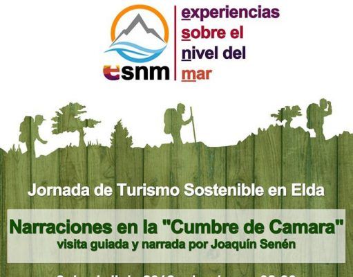 Narraciones en la cumbre de «Camara» Elda – Jornada de turismo sostenible – 8 de abril turismo Elda