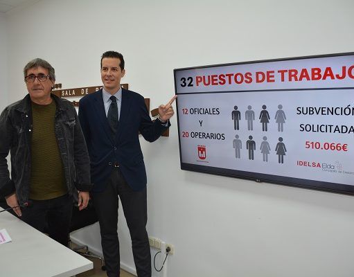 El Ayuntamiento de Elda solicitará una subvención de más de medio millón de euros para contratar a 32 jóvenes