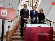 José Luis Rodríguez Zapatero, inaugura en Elda la exposición de la vara de mando del último presidente de la Segunda República, Manuel Azaña