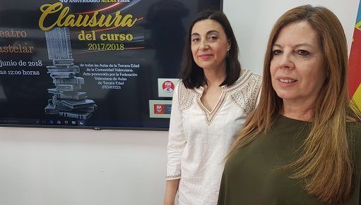Aulas de la Tercera Edad – Clausura del curso 2017/2018 al cumplirse 40 años desde su creación