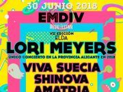 El festival EMDIV ofrecerá actuaciones gratis en la plaza Castelar, monólogos y el único concierto del grupo Lori Meyers en la provincia
