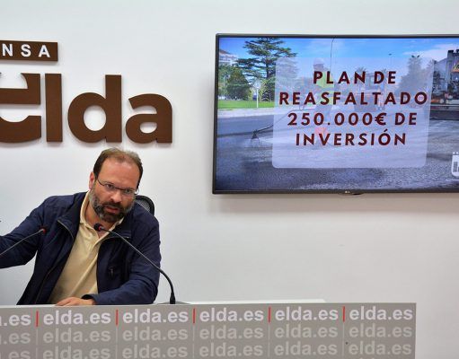 Reasfaltado de 31 tramos y calles de Elda, con una inversión de 280.000 euros, subvencionadas por la Diputación de Alicante Noticias Elda - Reasfaltado Elda 2018