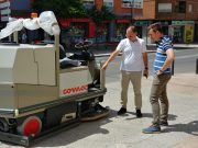 El Ayuntamiento de Elda prueba nueva maquinaria para el servicio de limpieza, con el fin de renovar la flota actual y dar un mejor servicio Noticias Elda - Renovación maquinaria limpieza
