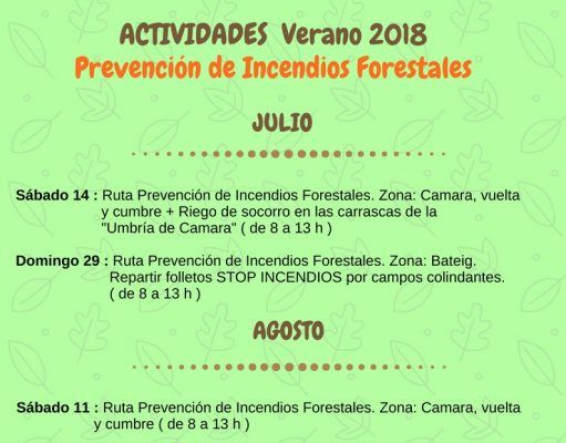 Medio Ambiente de Elda activa el voluntariado de prevención de incendios forestales y vigilancia Noticias Elda - voluntariado de prevención de incendios forestales