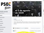 El PSOE de Elda pide al líder de Vox y Embajador de los Moros de Petrer que retire y se disculpe por sus insultos en Facebook