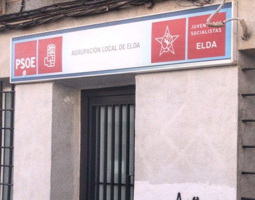 El PSOE de Elda denuncia pintadas racistas en su sede