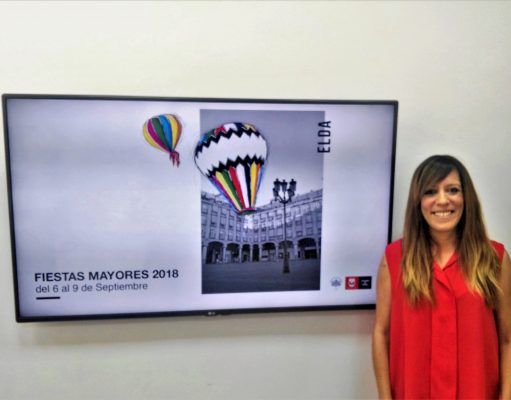 Presentación del cartel de las Fiestas Mayores de Elda 2018 Laura Rizo, ha presentado el cartel municipal de Fiestas Mayores Elda 2018